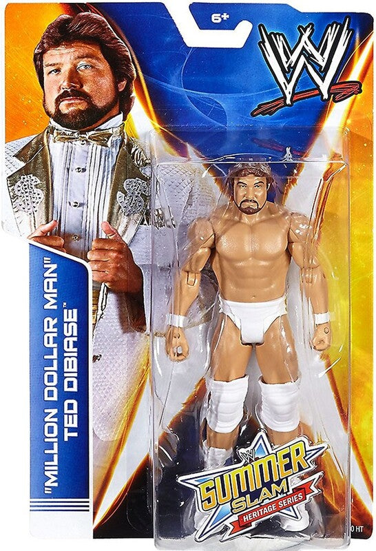 WWE Mattel SummerSlam Heritage 2 "Million Dollar Man" Ted Dibiase Action & Toy Figures PWcatalog