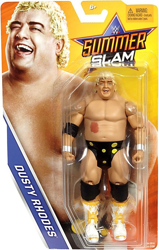 WWE Mattel SummerSlam 4 Dusty Rhodes Action & Toy Figures PWcatalog