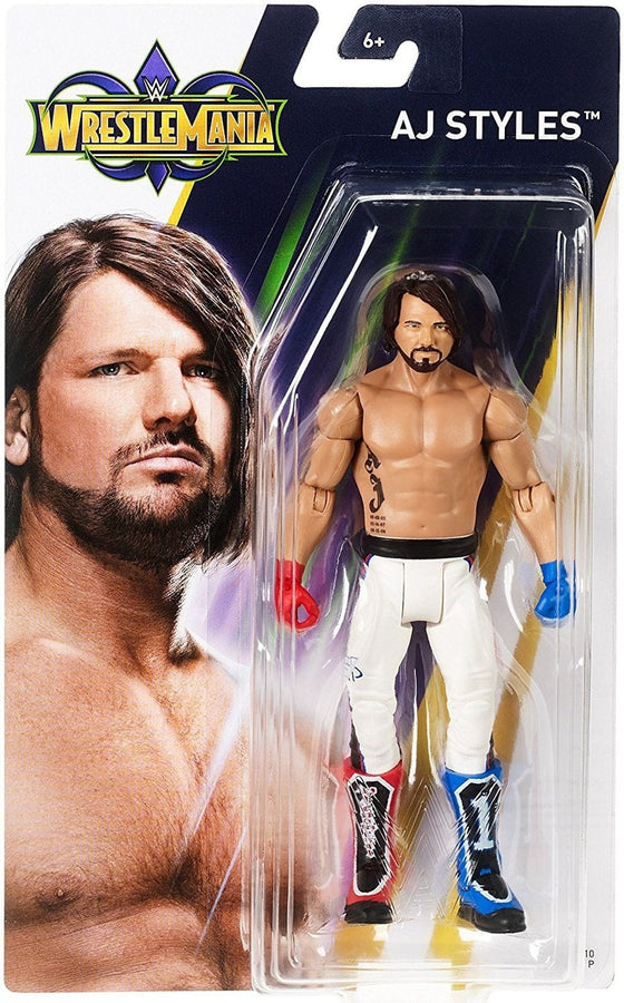 WWE Mattel WrestleMania 34 AJ Styles Action & Toy Figures PWcatalog