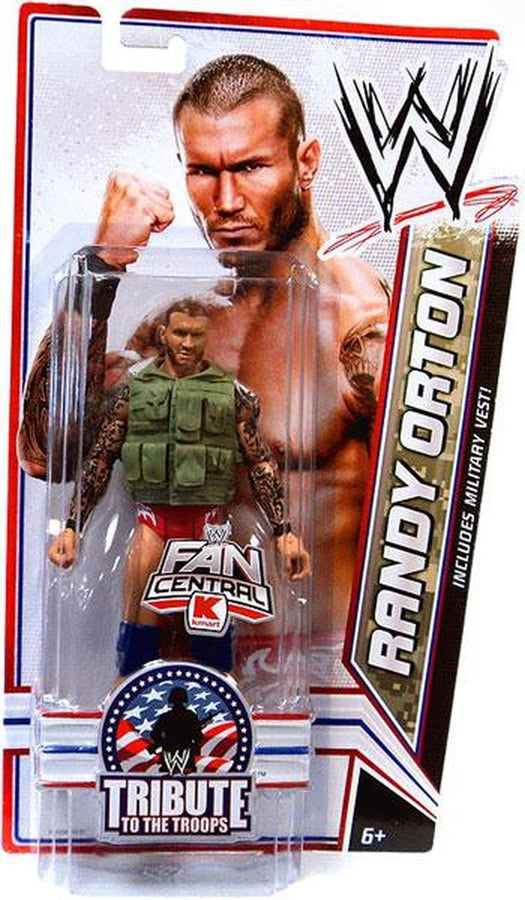 WWE Mattel Tribute to the Troops Randy Orton [With Green Vest, Exclusive] Action & Toy Figures PWcatalog