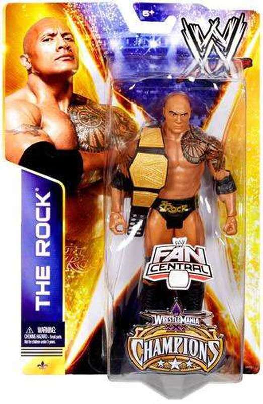 WWE Mattel Champions Collection 2 The Rock [Exclusive] Action & Toy Figures PWcatalog
