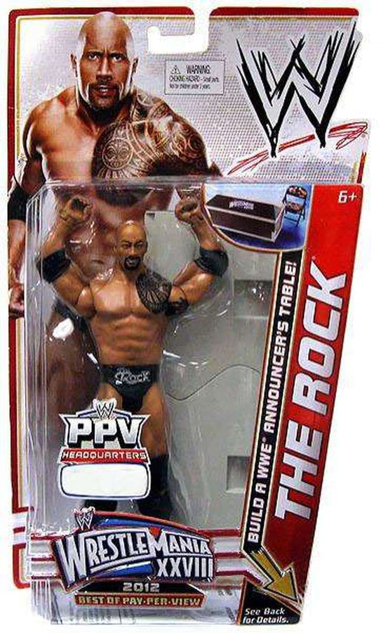WWE Mattel Best Of Pay-Per-View: WrestleMania XXVIII The Rock [Exclusive] Action & Toy Figures PWcatalog