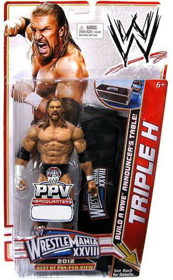 WWE Mattel Best Of Pay-Per-View: WrestleMania XXVIII Triple H [Exclusive] Action & Toy Figures PWcatalog
