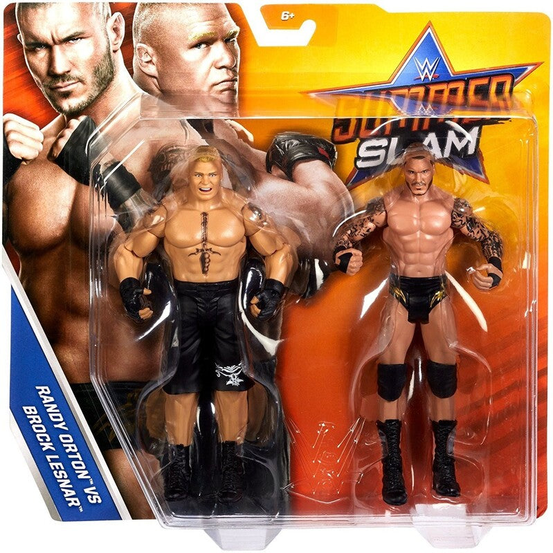 WWE Mattel SummerSlam Multipack: Randy Orton vs. Brock Lesnar Action & Toy Figures PWcatalog