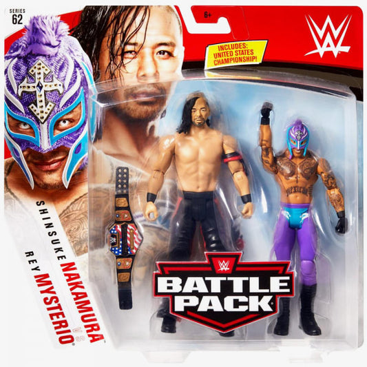 WWE Mattel Battle Packs 62 Shinsuke Nakamura & Rey Mysterio
