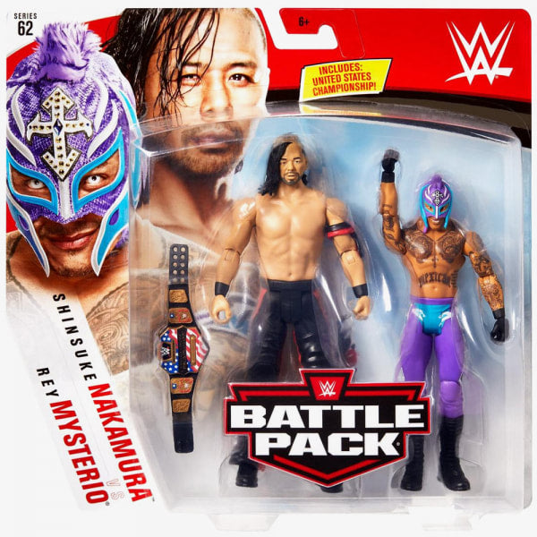 WWE Mattel Battle Packs 62 Shinsuke Nakamura & Rey Mysterio Action & Toy Figures PWcatalog