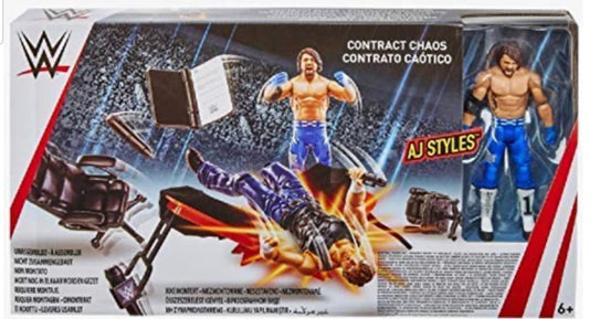 WWE Mattel Contract Chaos [With AJ Styles, Exclusive]
