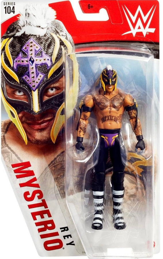 WWE Mattel Basic Series 104 Rey Mysterio Action & Toy Figures PWcatalog