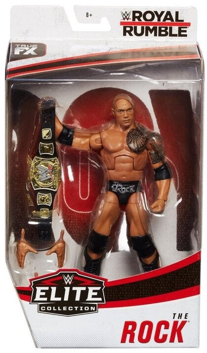 WWE Mattel Royal Rumble 1 The Rock [Exclusive] Action & Toy Figures PWcatalog