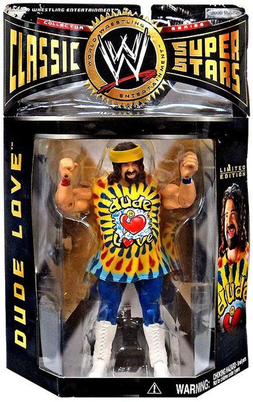 WWE Jakks Pacific Classic Superstars 2 Dude Love [With Tie-Dye Wristbands] Action & Toy Figures PWcatalog