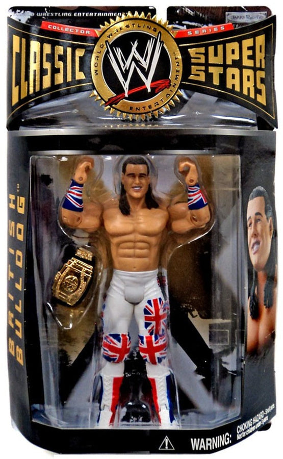 WWE Jakks Pacific Classic Superstars 7 British Bulldog Action & Toy Figures PWcatalog