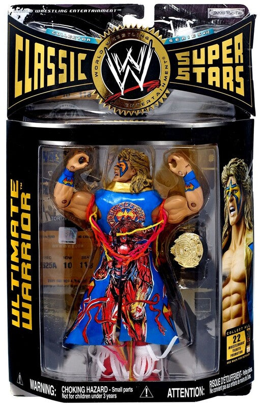 WWE Jakks Pacific Classic Superstars 12 Ultimate Warrior [Facing Backward] Action & Toy Figures PWcatalog