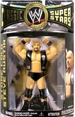 WWE Jakks Pacific Classic Superstars 14 Stone Cold Steve Austin [LJN Style, With Black Card]