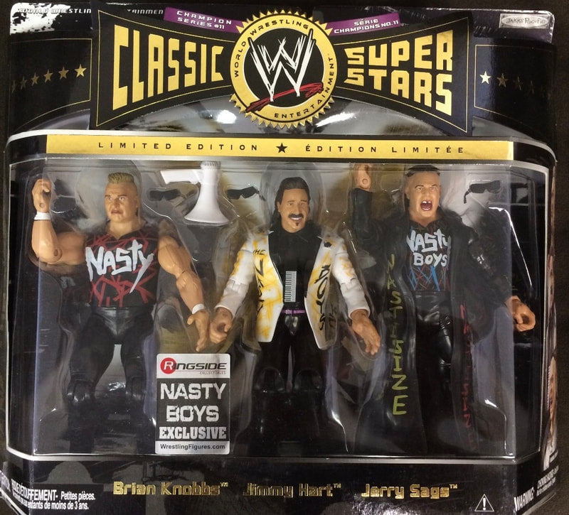 WWE Jakks Pacific Classic Superstars 3-Packs 11 Nasty Boys: Brian Knobbs, Jimmy Hart & Jerry Sags [Exclusive]