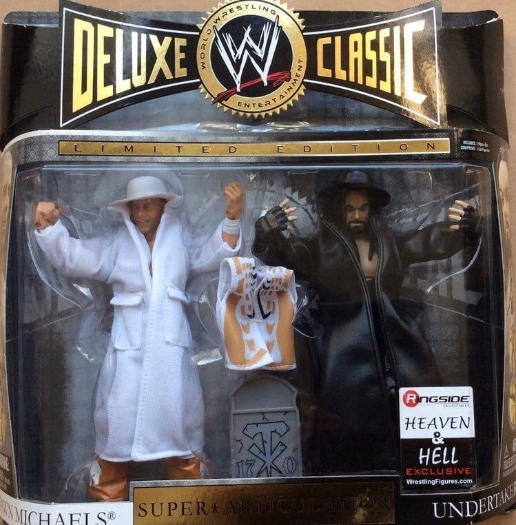 WWE Jakks Pacific Deluxe Classic Superstars Heaven & Hell: Shawn Michaels vs. Undertaker [Exclusive] Action & Toy Figures PWcatalog