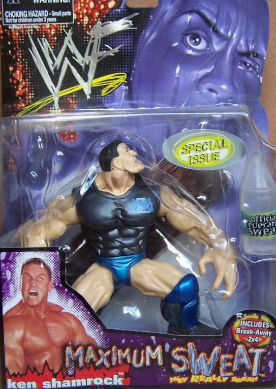 1999 WWF Jakks Pacific Maximum Sweat Special Issue Ken Shamrock