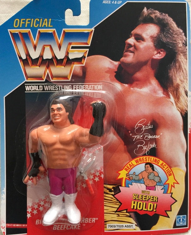 WWF Hasbro 1 Brutus "The Barber" Beefcake with Sleeper Hold! Action & Toy Figures PWcatalog