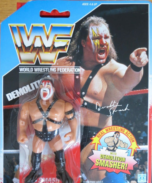 WWF Hasbro 1 Smash with Demolition Smasher!