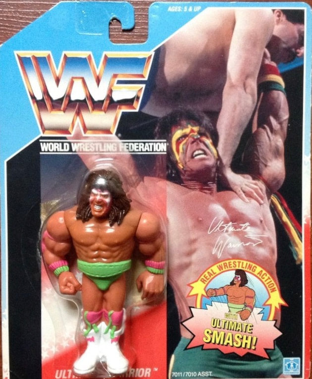 WWF Hasbro 1 Ultimate Warrior with Ultimate Smash! Action & Toy Figures PWcatalog