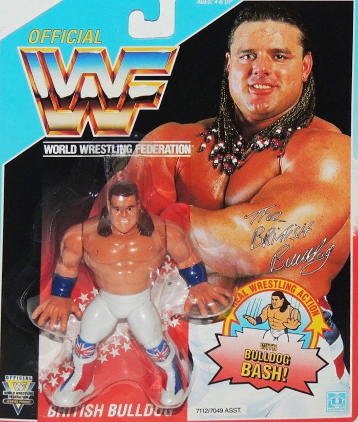 WWF Hasbro 4 British Bulldog with Bulldog Bash! Action & Toy Figures PWcatalog
