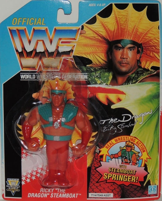 WWF Hasbro 4 Ricky "The Dragon" Steamboat with Steamboat Springer!