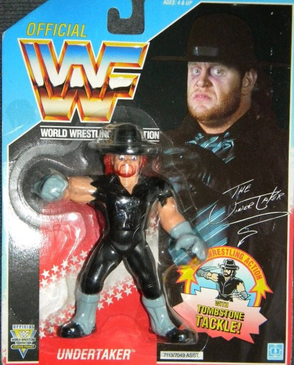 WWF Hasbro 4 Undertaker with Tombstone Tackle!