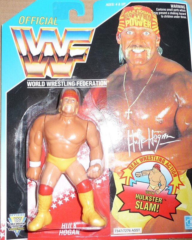WWF Hasbro 5 Hulk Hogan with Hulkster Slam! Action & Toy Figures PWcatalog