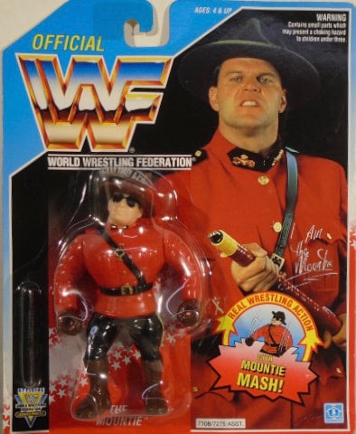 WWF Hasbro 5 The Mountie with Mountie Mash!