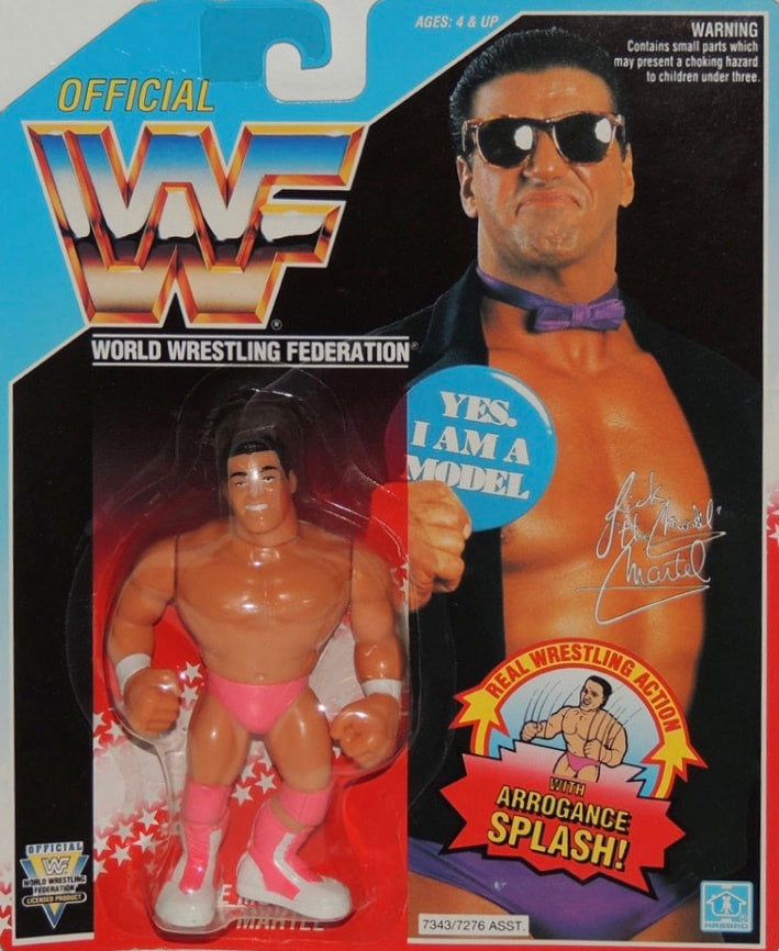 WWF Hasbro 5 "The Model" Rick Martel with Arrogance Splash! Action & Toy Figures PWcatalog