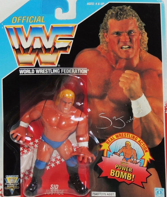 WWF Hasbro 5 Sid Justice with Power Bomb!