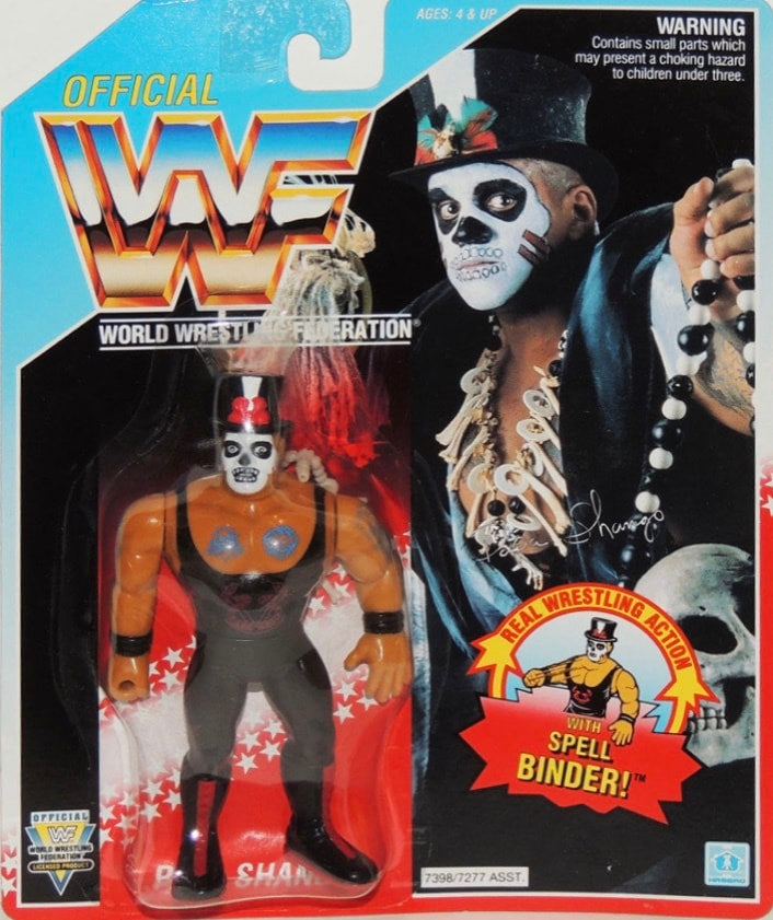 WWF Hasbro 6 Papa Shango with Spell Binder!