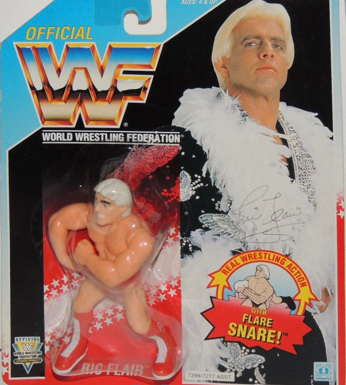 WWF Hasbro 6 Ric Flair with Flair Snare!