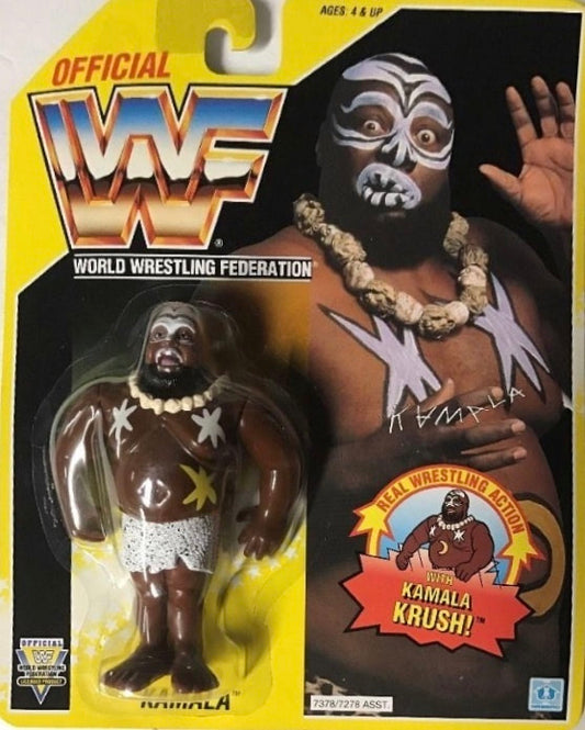 WWF Hasbro 7 Kamala with Kamala Krush! [With Star on Belly]