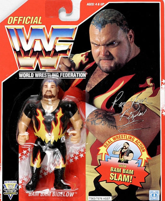 WWF Hasbro 8 Bam Bam Bigelow with Bam Bam Slam!