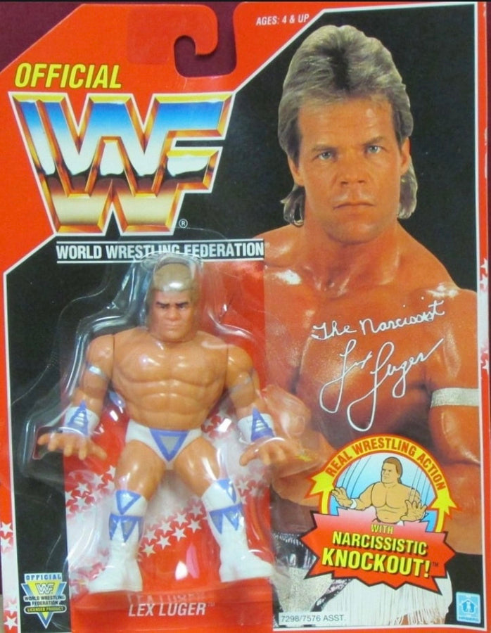 WWF Hasbro 8 Lex Luger with Narcissistic Knockout! Action & Toy Figures PWcatalog