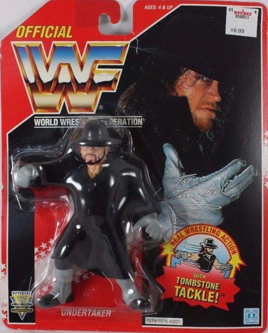 WWF Hasbro 8 Undertaker with Tombstone Tackle!