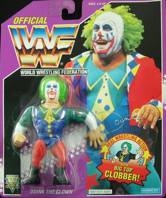 WWF Hasbro 9 Doink the Clown with Big Top Clobber!