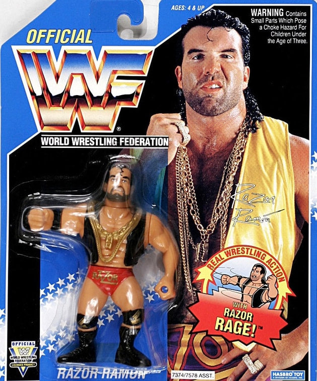 WWF Hasbro 10 Razor Ramon with Razor Rage! [With Red Trunks] Action & Toy Figures PWcatalog