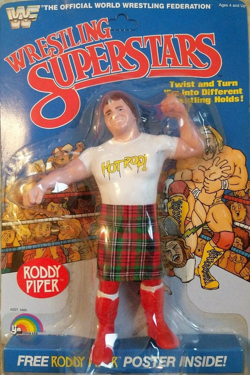 WWF LJN Wrestling Superstars 1 Roddy Piper [With Red Boots]