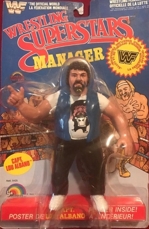 WWF LJN Wrestling Superstars 3 Capt. Lou Albano [With White Lapels] Action & Toy Figures PWcatalog