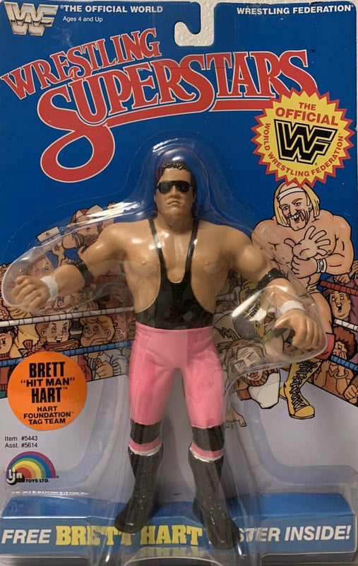 WWF LJN Wrestling Superstars 4 Brett "Hit Man" Hart