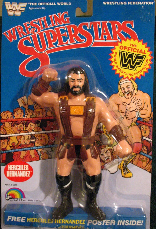 WWF LJN Wrestling Superstars 4 Hercules Hernandez Action & Toy Figures PWcatalog