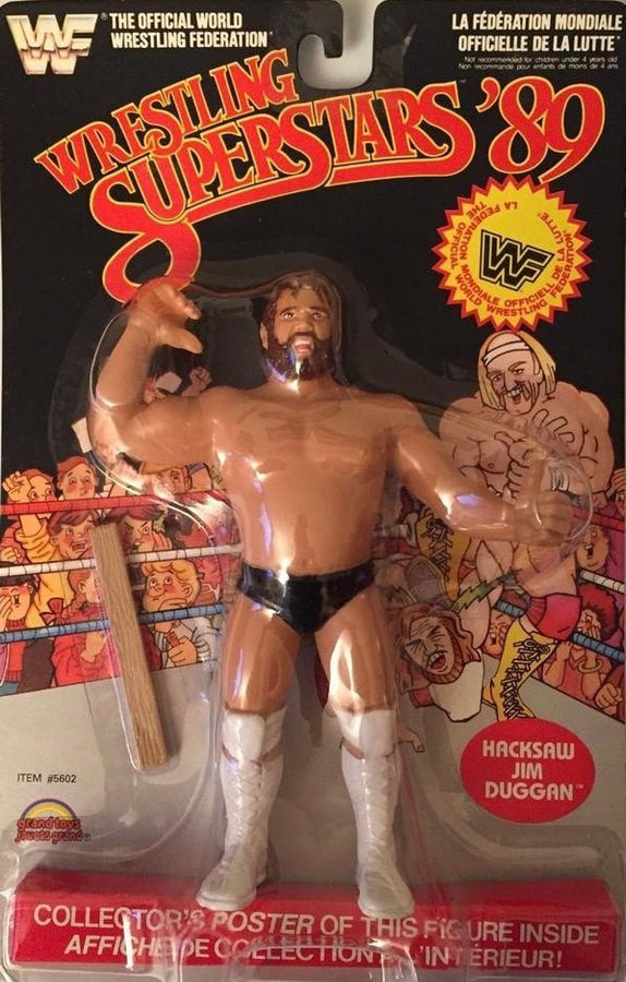 WWF LJN Wrestling Superstars 6 Hacksaw Jim Duggan [Rerelease] Action & Toy Figures PWcatalog