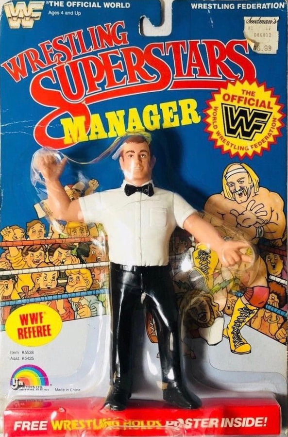 WWF LJN Wrestling Superstars 5 WWF Referee [With White Shirt] Action & Toy Figures PWcatalog