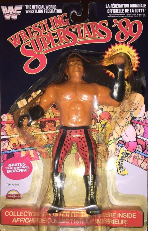 WWF LJN Wrestling Superstars 6 Brutus "The Barber" Beefcake [Rerelease] Action & Toy Figures PWcatalog