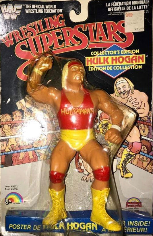 WWF LJN Wrestling Superstars 6 Hulk Hogan [With Yellow Trunks & Red Shirt, Rerelease]