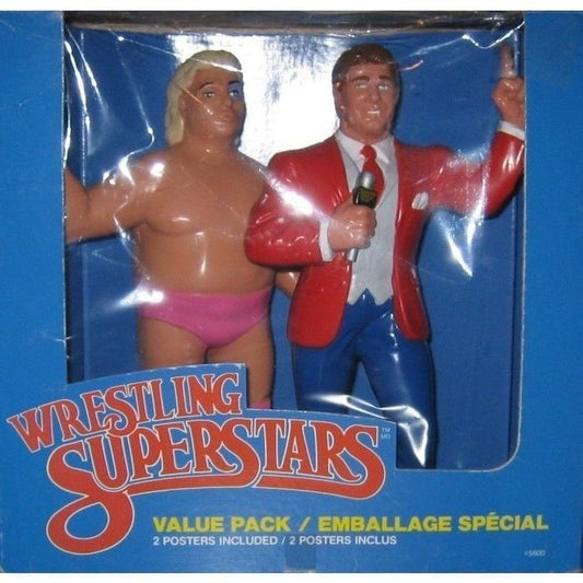 WWF LJN Wrestling Superstars Value Packs Adrian Adonis & Vince McMahon