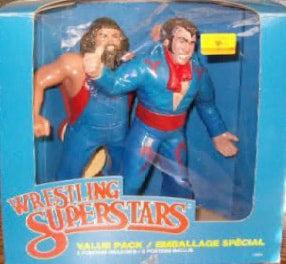 WWF LJN Wrestling Superstars Value Packs Hillbilly Jim & Honky Tonk Man