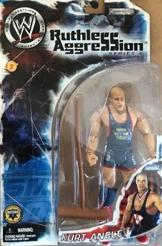 WWE Jakks Pacific Ruthless Aggression 6 Kurt Angle