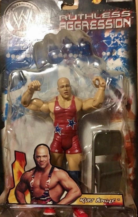 WWE Jakks Pacific Ruthless Aggression 8 Kurt Angle